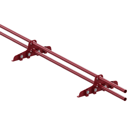 Снегозадержатель трубчатый VEGAlite d25/1,2мм для фальцевой кровли 1м RAL 3005