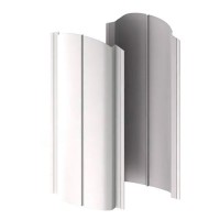 Штакетник металлический Европланка 126 мм глянец RAL 9003