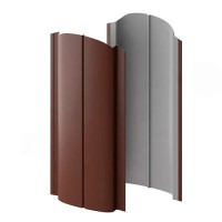 Штакетник металлический Европланка 126 мм глянец RAL 8017