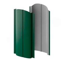 Штакетник металлический Европланка 126 мм глянец RAL 6005