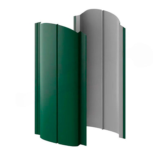 Штакетник металлический Европланка 126 мм глянец RAL 6005