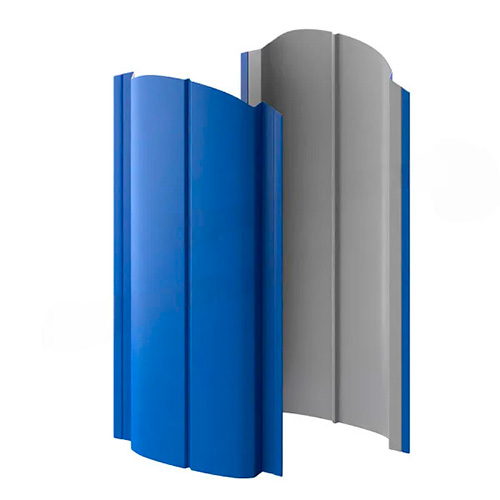 Штакетник металлический Европланка 126 мм глянец RAL 5005