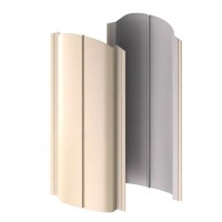 Штакетник металлический Европланка 126 мм глянец RAL 1015