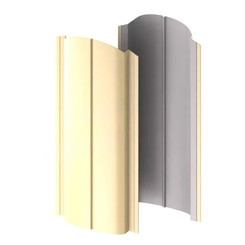 Штакетник металлический Европланка 126 мм глянец RAL 1014