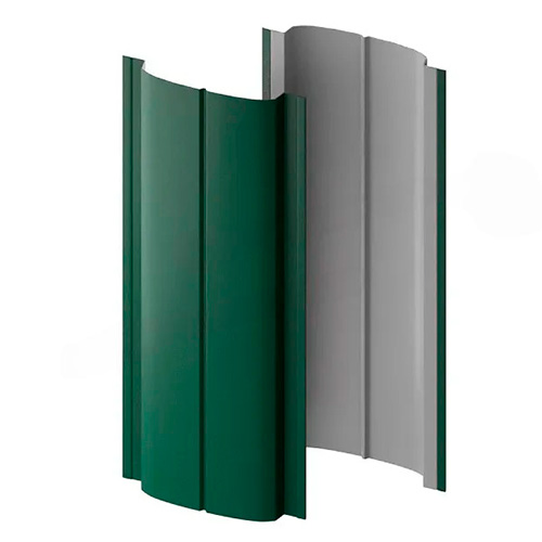 Штакетник металлический Европланка 126 мм MATT RAL 6005