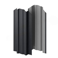 Штакетник металлический Трапеция 118 мм глянец RAL 7024