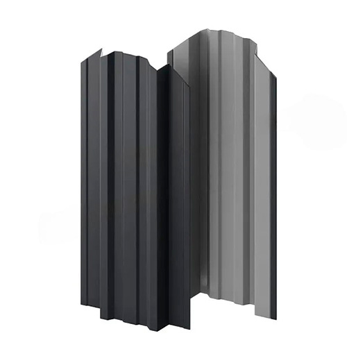 Штакетник металлический Трапеция 118 мм глянец RAL 7024