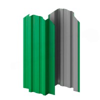 Штакетник металлический Трапеция 118 мм глянец RAL 6002