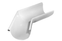 Угол желоба внутренний, внешний 135° Металл GrandLine 150х100 Белый RAL 9003