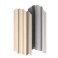 Штакетник металлический Трапеция 118 мм глянец RAL 1015