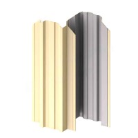 Штакетник металлический Трапеция 118 мм глянец RAL 1014