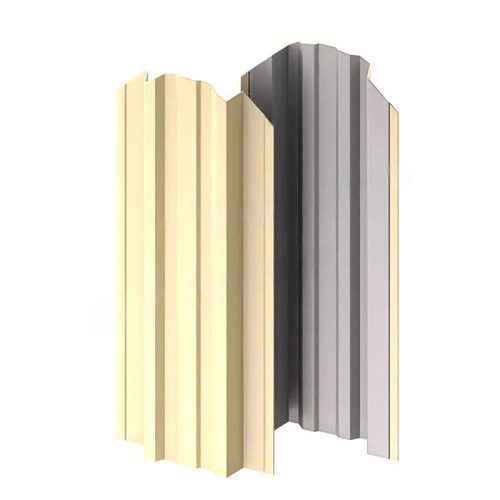 Штакетник металлический Трапеция 118 мм глянец RAL 1014