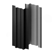 Штакетник металлический Трапеция 118 мм MATT RAL 9005