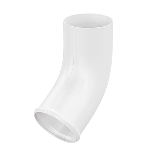 Сливное колено VEGASTOK 125х90 мм RAL 9003