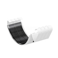 Соединитель желоба VEGASTOK 125х90 мм RAL 9003