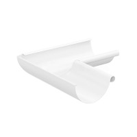 Угол желоба внутренний 90° VEGASTOK 125х90 мм RAL 9003