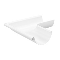 Угол желоба внешний 90° VEGASTOK 125х90 мм RAL 9003