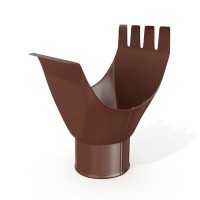 Воронка желоба VEGASTOK 125х90 мм RAL 8017