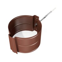 Кронштейн трубы на кирпич VEGASTOK 125х90 мм RAL 8017