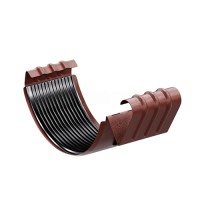 Соединитель желоба VEGASTOK 125х90 мм RAL 8017