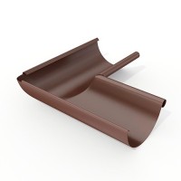 Угол желоба внутренний 90° VEGASTOK 125х90 мм RAL 8017