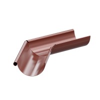 Угол желоба внешний 135° VEGASTOK 125х90 мм RAL 8017