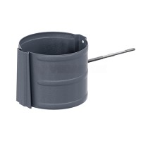 Кронштейн трубы на кирпич VEGASTOK 125х90 мм RAL 7024