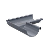 Угол желоба внутренний 90° VEGASTOK 125х90 мм RAL 7024