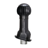 Комплект вентиляции GERVENT Monterrey 125×160 мм Twister RAL 9005