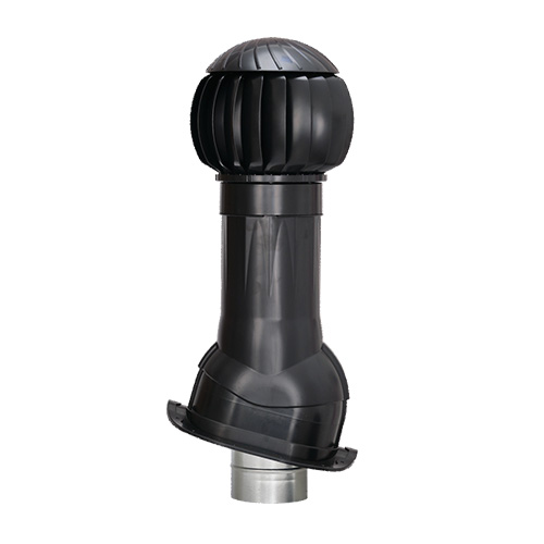 Комплект вентиляции GERVENT Monterrey 125×160 мм Twister RAL 9005