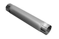 Труба соединительная 1м Металл GrandLine 150х100 Белый RAL 9003