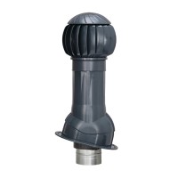 Комплект вентиляции GERVENT Фальцевые и гибкие черепицы 125×160 мм Twister RAL 7024