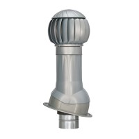 Комплект вентиляции GERVENT Фальцевые и гибкие черепицы 125×160 мм Twister RAL 7004