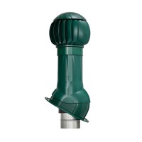 Комплект вентиляции GERVENT Фальцевые и гибкие черепицы 125×160 мм Twister RAL 6005