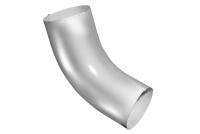 Колено трубы 60° Металл GrandLine 150х100 Белый RAL 9003