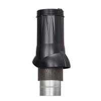 Вентиляционный выход изолированный 125/160 мм GERVENT Static RAL 9005