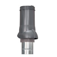 Вентиляционный выход изолированный 125/160 мм GERVENT Static RAL 7005