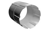 Соединитель трубы Металл GrandLine 150х100 Белый RAL 9003