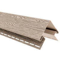 Угол наружный 75 мм сайдинга ТЕХНОНИКОЛЬ Кедр