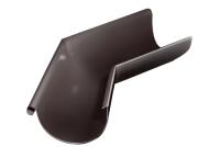 Угол желоба внутренний, внешний 135° Металл GrandLine 150х100 Шоколад RAL 8017