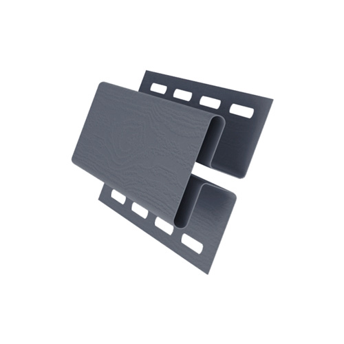 H-профиль ПВХ сайдинга GRAND LINE Серый графит