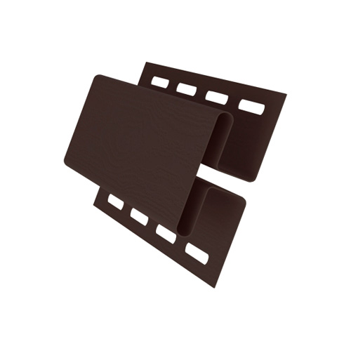 H-профиль ПВХ сайдинга GRAND LINE Коричневый