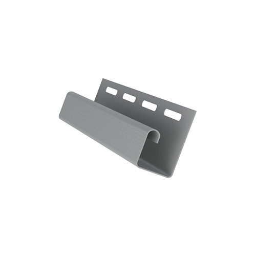 J-профиль ПВХ сайдинга GRAND LINE Серый