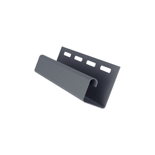 J-профиль ПВХ сайдинга GRAND LINE Серый графит