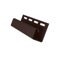 J-профиль ПВХ сайдинга GRAND LINE Коричневый