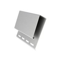 J-профиль широкий наличник ПВХ сайдинга GRAND LINE Белый