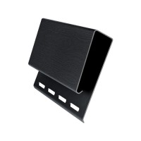 J-профиль широкий наличник ПВХ сайдинга GRAND LINE Графит