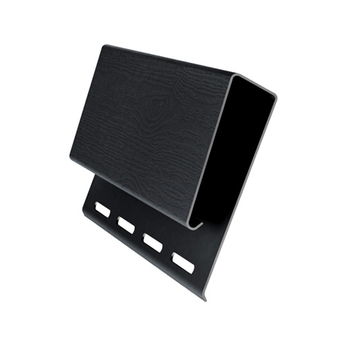 J-профиль широкий наличник ПВХ сайдинга GRAND LINE Графит