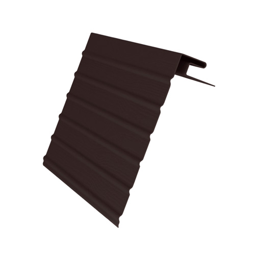 J-фаска ПВХ сайдинга GRAND LINE Коричневый