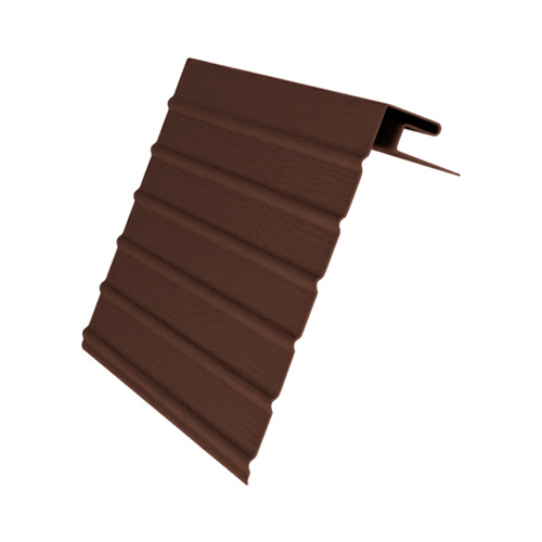 J-фаска ПВХ сайдинга GRAND LINE Шоколадный
